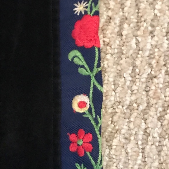 Vintage 60’s Hippy Woodstock Embroidered Pants - Picture 5 of 6